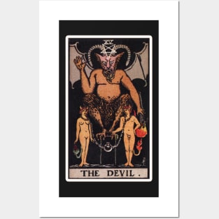 XV. The Devil Tarot Card Posters and Art